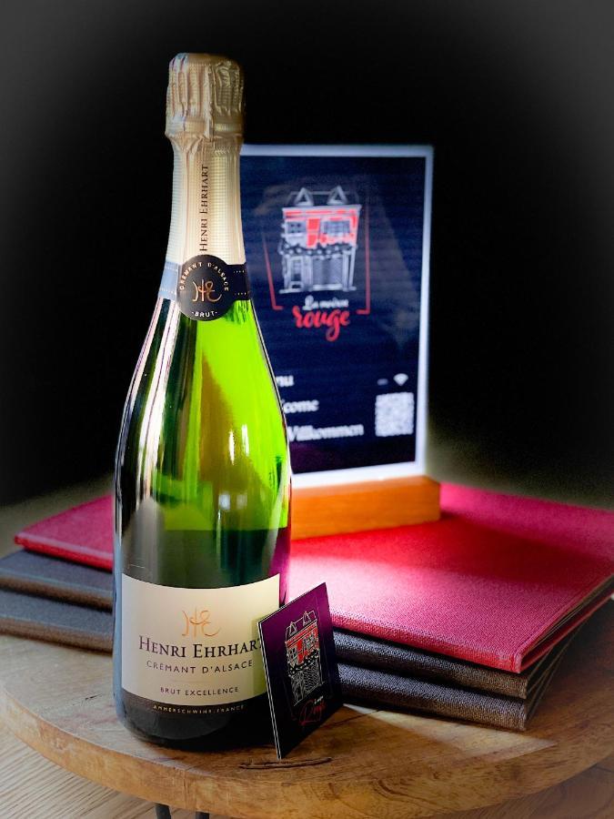 La Maison Rouge Au Coeur De La Ville. 리크위르 외부 사진